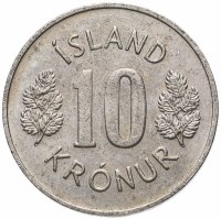 Купить Исландия 10 крон (kronur) 1978
