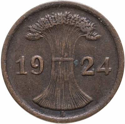 купить Германия (Веймарская республика) 2 пфеннига (rentenpfennig) 1924