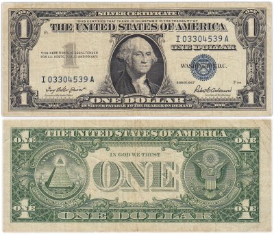 купить США 1 доллар 1957 series 1957