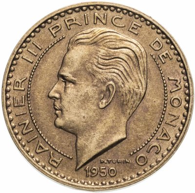 купить Монако 20 франков (francs) 1950