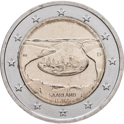 купить Германия 2 евро 2025 "Петля Саар (Сааршляйфе)" Двор D