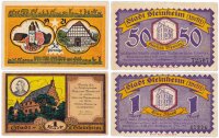 Купить Германия (Вестфалия: Штайнхайм) набор из 2-х нотгельдов 1921