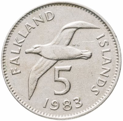 купить Фолклендские острова 5 пенсов (pence) 1983