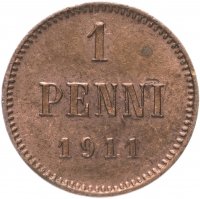 купить 1 пенни (penny) 1911
