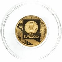 купить 50 рублей 2021 Proof "УЕФА Чемпионат Европы по футболу 2020 (кубок UEFA EURO-2020)"