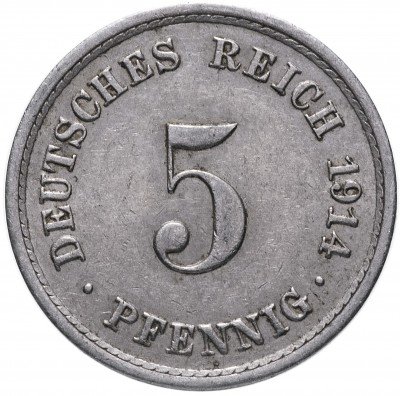 купить Германия 5 рейх пфеннигов 1914 "A"