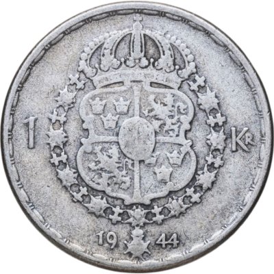 купить Швеция 1 крона (krona) 1944