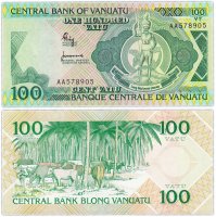 купить Вануату 100 вату 1992 года (Pick 1a)