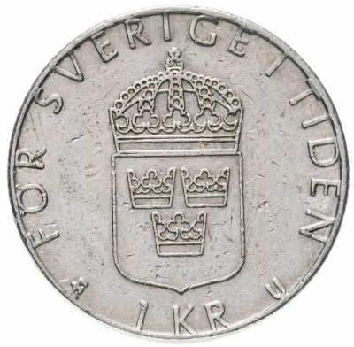 купить Швеция 1 крона 1977