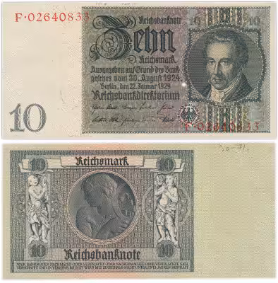 купить Германия 10 марок 1929