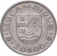 Купить Мозамбик 20 эскудо (escudos) 1971