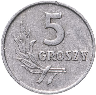 купить Польша 5 грошей (groszy) 1958