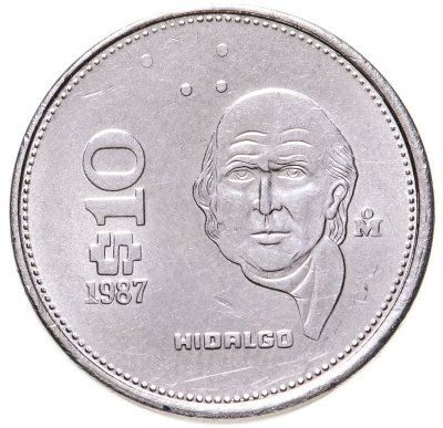 купить Мексика 10 песо 1987