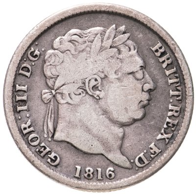 купить Великобритания 1 шиллинг 1816 Георг III