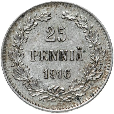купить 25 пенни (pennia) 1916 S