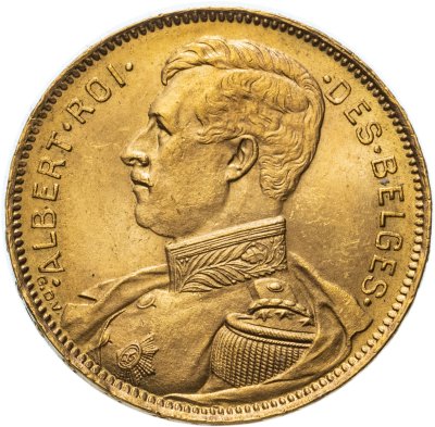 купить Бельгия 20 франков (francs) 1914