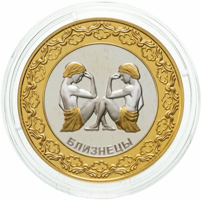 купить Токелау 5 долларов 2012 "Знаки зодиака - близнецы" в футляре, с сертификатом