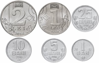 купить Молдавия набор монет 2013-2018 (6 штук)