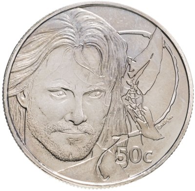 купить Новая Зеландия 50 центов (cents) 2003 "Властелин Колец - Арагорн"