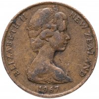 купить Новая Зеландия 2 цента (cents) 1967-1985, случайная дата