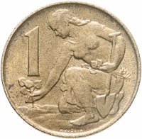 купить Чехословакия 1 крона (crown) 1991-1992 CSFR
