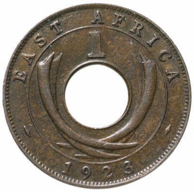 купить Британская Восточная Африка 1 цент (cent) 1923