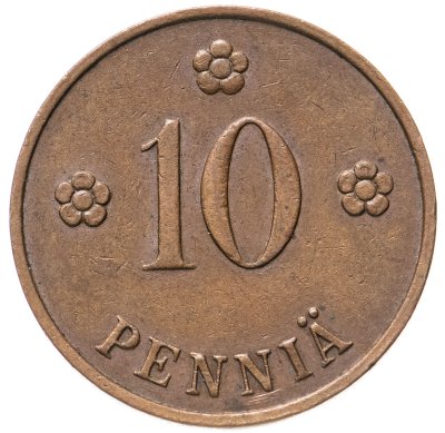 купить Финляндия 10 пенни (pennia) 1938
