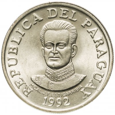 купить Парагвай 50 гуарани (guaranies) 1992
