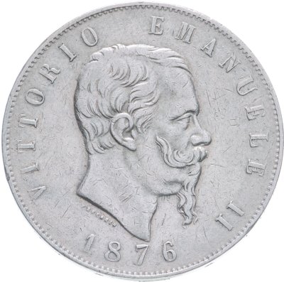 купить Италия 5 лир (lire) 1876