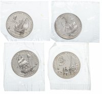 купить Набор жетонов Межнумизматика "250 лет открытия Русской Америки" в запайке