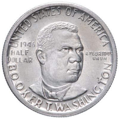 купить США 50 центов (1/2 доллара, half dollar) 1946 S Букер Талиафер Вашингтон знак монетного двора: "S" - Сан-Франциско
