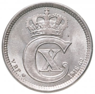 купить Дания 10 эре (ore) 1918