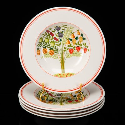 купить Набор суповых тарелок на 5 персон, коллекция Bon Appetit, фарфор, vitro, Villeroy & Boch, Германия, 1983-1989 гг.