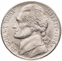 купить США 5 центов (cents) 1990-1996 (случайный год)