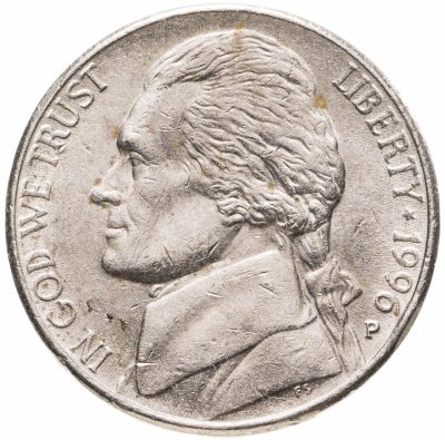 купить США 5 центов (cents) 1990-1996 (случайный год)