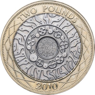 купить Великобритания 2 фунта (pounds) 2010