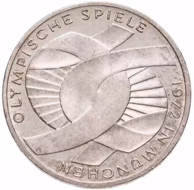 купить Германия 10 марок (mark) 1972 "XX летние Олимпийские Игры, Мюнхен 1972 - Узел"