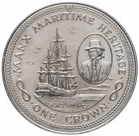 купить Остров Мэн 1 крона 1982 "Морское наследие - Мейфлауэр"