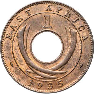 купить Британская Восточная Африка 1 цент (cent) 1935