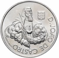 купить Португалия 1000 эскудо (escudos) 2000 "500 лет со дня рождения Жуана де Каштру"