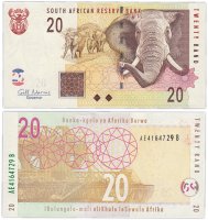 Купить ЮАР 20 ранд 2005 (2009) (Pick129b)