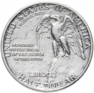 купить США 50 центов (1/2 доллара, half dollar) 1925 "Мемориал Стоун-Маунтин"