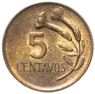 купить Перу 5 сентаво (centavos) 1970