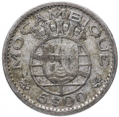 купить Португальский Мозамбик 5 эскудо (escudos) 1960