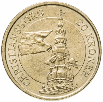 купить Дания 20 крон (kroner) 2003 "Башня Кристиансборгского дворца"