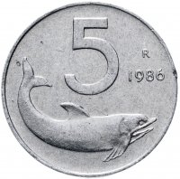 Купить Италия 5 лир 1951-2001