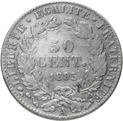 купить Франция 50 сантимов 1895