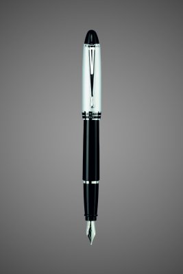 купить Перьевая ручка Aurora Ipsilon Metal Black Chrome CT, перо - М, в подарочной коробке, Лаки и смолы: лак, смола, хром, 2026 г.