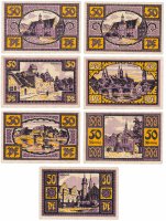 купить Германия (Мерзебург) набор из 7 нотгельдов 1921 (солдатский лагерь военнопленных)