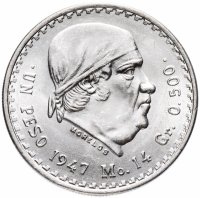 Купить Мексика 1 песо (peso) 1947